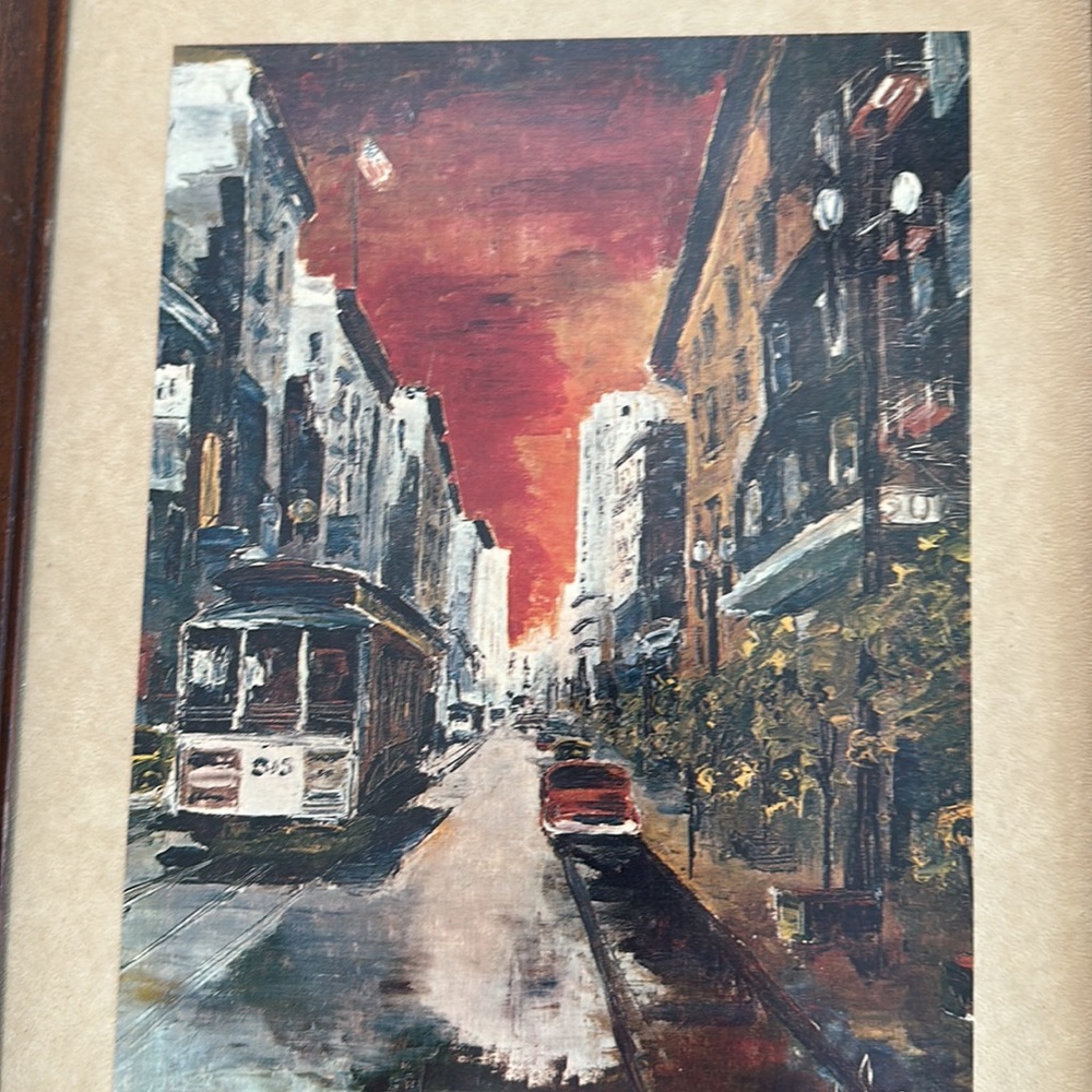 Vintage Pair of San Francisco Gems - Artist G. Soubeyran - Picture 4 of 15